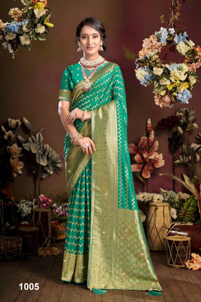 Peacock Silk Saroski Vol 4 By Saroj Georgette Silk Saree Wholesale Price In Surat
